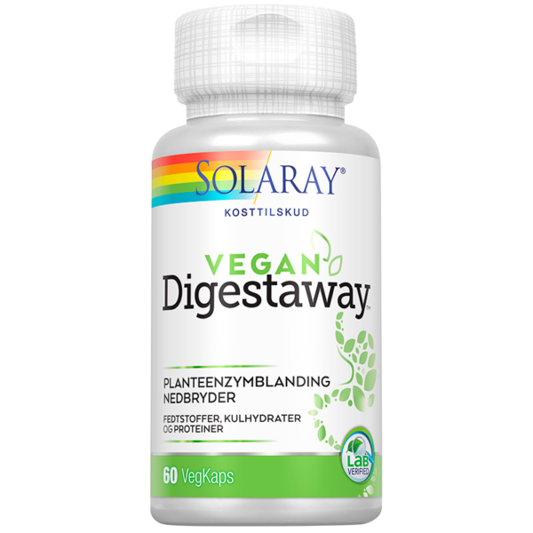 Solaray Vegan Digestaway (60 kapsler)  (Solaray)