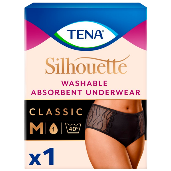 Tena Inco Silhouette Noir Classic M (1 stk)  (TENA)