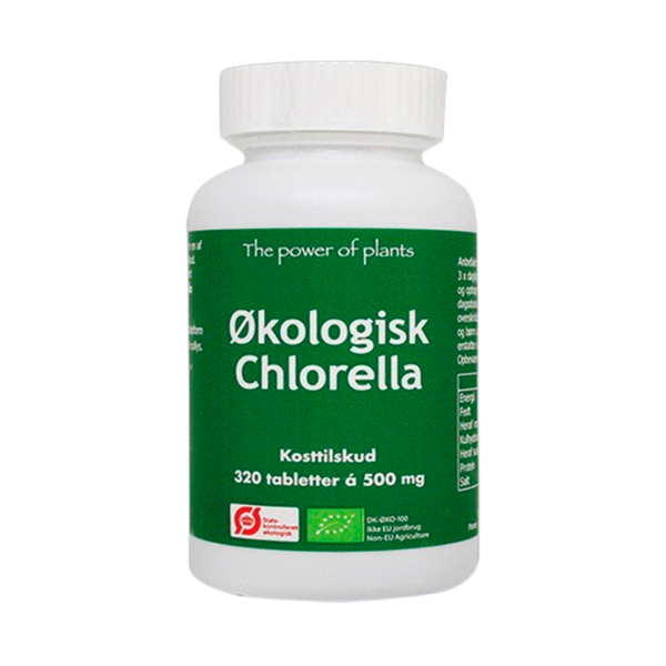 The Power of Plants Økologisk Chlorella (320 tabletter)  (Din Sundhed)