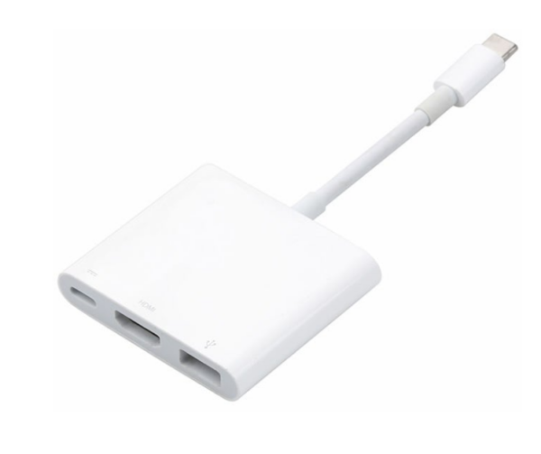 USB-C HDMI multi adapter kabel - Hvid