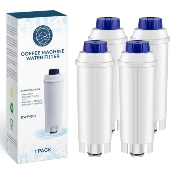 Vandfilter Kompatibelt med DeLonghi - Pure Wave KWF-001 - 4 Stk.