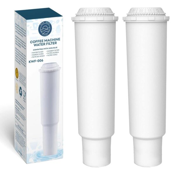 Vandfilter Kompatibelt med Jura Claris White - Pure Wave KWF-006 - 2 Stk.