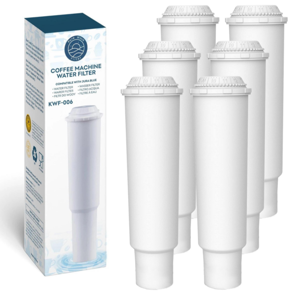 Vandfilter Kompatibelt med Jura Claris White - Pure Wave KWF-006 - 6 Stk.