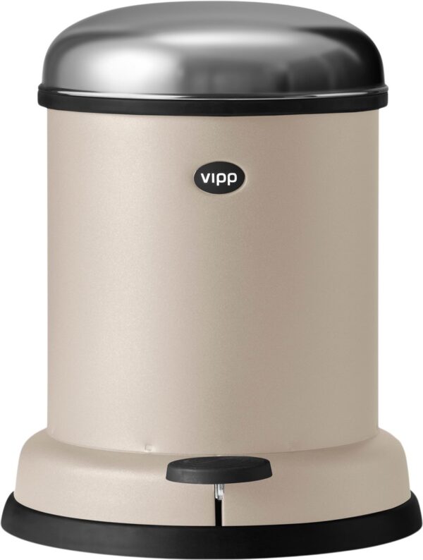 Vipp14 bin, Beigevipp14 Pedalspand, Beige Beige