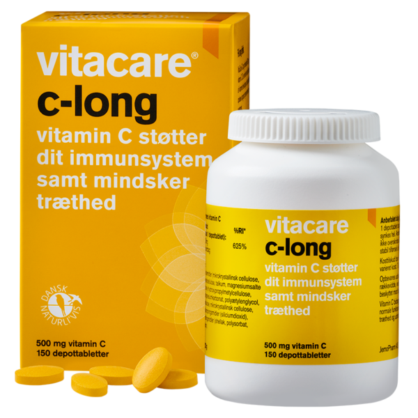 VitaCare C-Long 500 mg (150 tabletter)  (VitaCare)