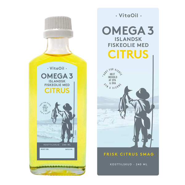 VitaOil Icelandic Omega 3 Med Citrus (280 ml)  (VitaOil)