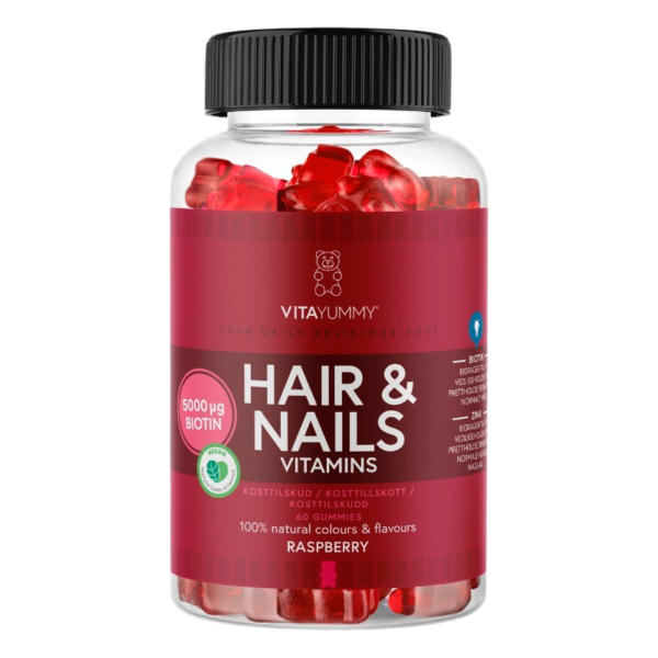 VitaYummy Hair & Nails Vitaminer (60 stk)  (VitaYummy)