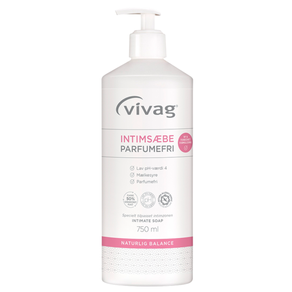 Vivag Intimsæbe Parfumefri (750 ml)  (Vivag)