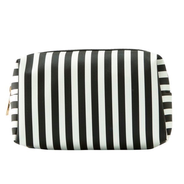 Voyage Stine Cosmetic Purse Black/White Nylon (20x12x11 cm)  (Voyage)