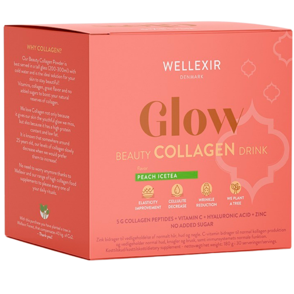 Wellexir Glow Beauty Drink - Peach Ice Tea (30 breve)  (Wellexir)