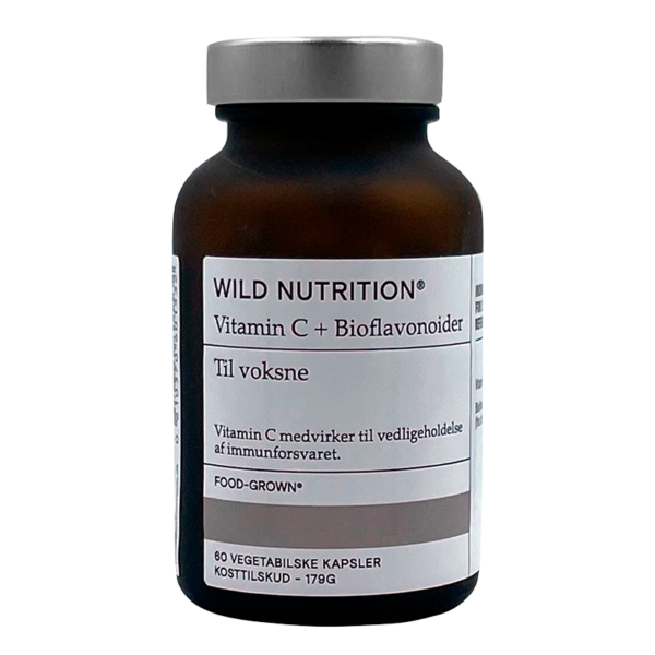 Wild Nutrition Food-Grown Vitamin C & Bioflavonoids (60 kaps)  (Wild Nutrition)