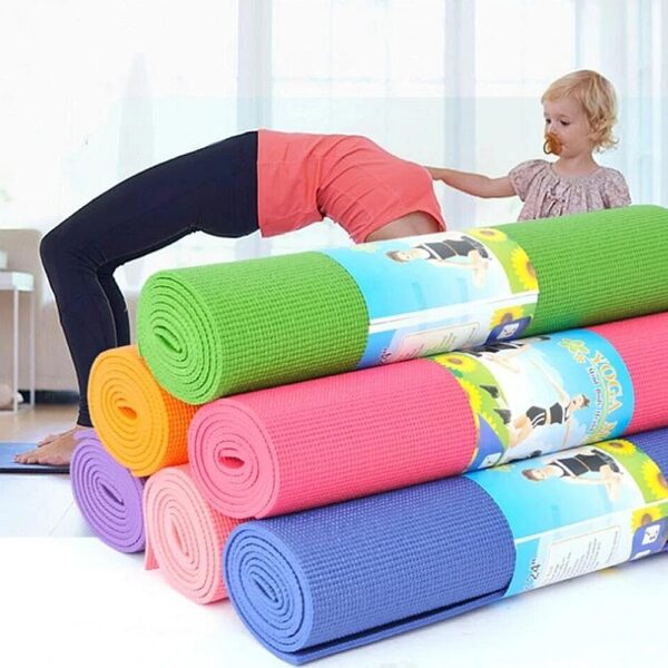 Yogamåtte 5 mm - flere forskellige farver -