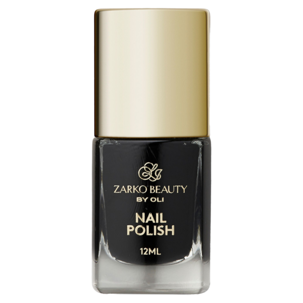 Zarko Beauty By Oli Nail Polish Black (12 ml)  (Zarko Beauty by Oli)