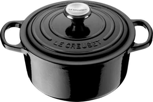 Rund Støbejernsgryde 4,2L Black Black