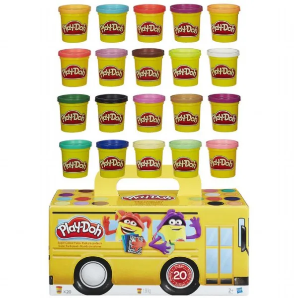 Play-Doh Super Color 20 bøtter