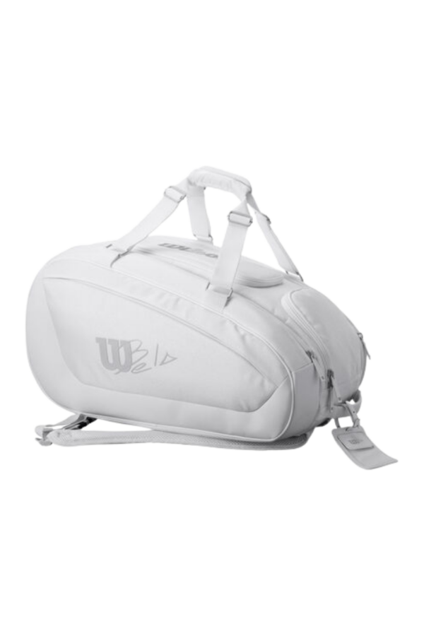 Wilson Bela Super Tour Padel Taske - Hvid - padel taske