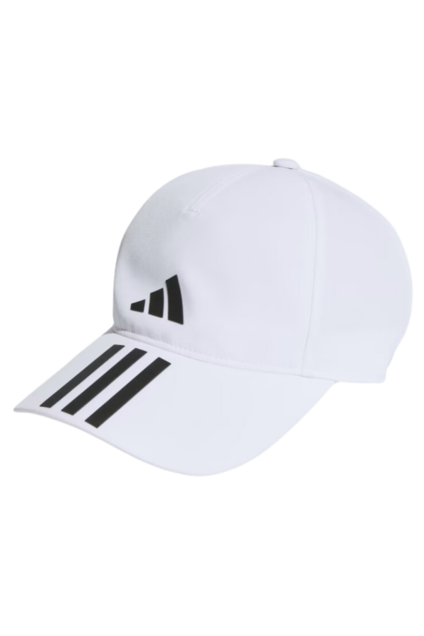 Adidas BB 3 Stripes Cap - Hvid - kasket