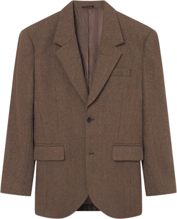 Yale Tweed Blazer Brun