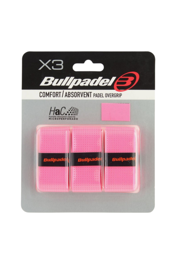 Bullpadel Overgrip - Komfort / Absorvent - Pink - Overgrip