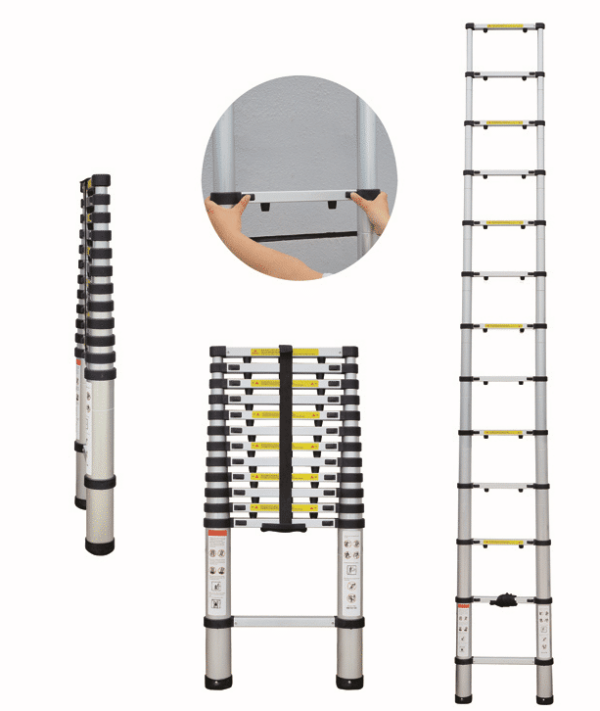 Teleskopstige 3,2 - 2,9 - 2,6 eller 2 meter