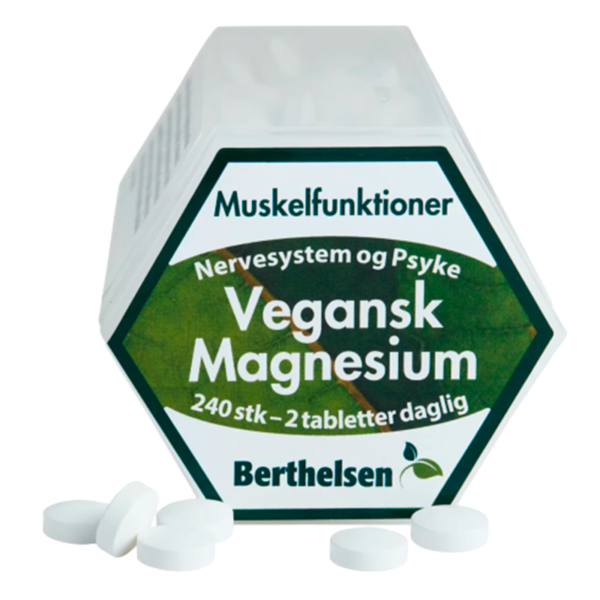 Berthelsen Vegansk Magnesium (90 tabletter)  (Berthelsen)