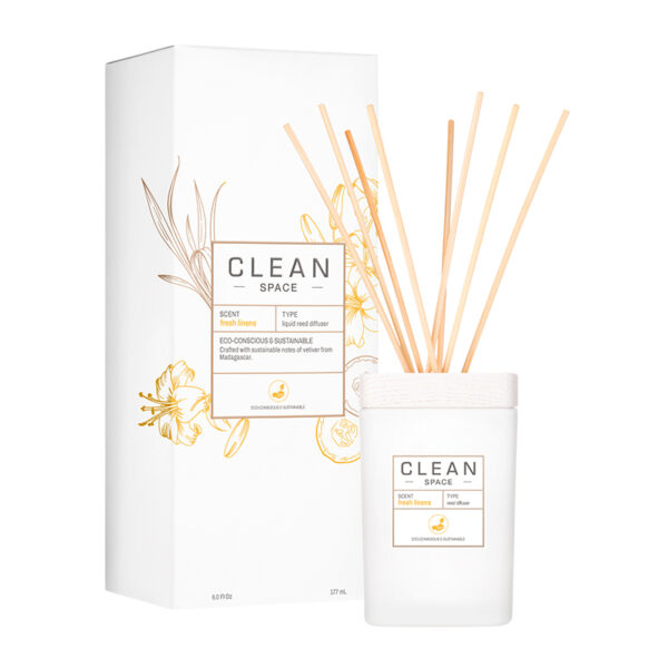 Clean Space Fresh Linens Diffuser 177 ml.  (Clean Space)