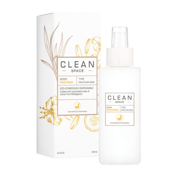 Clean Space Fresh Linens Linen & Room Spray 148 ml.  (Clean Space)