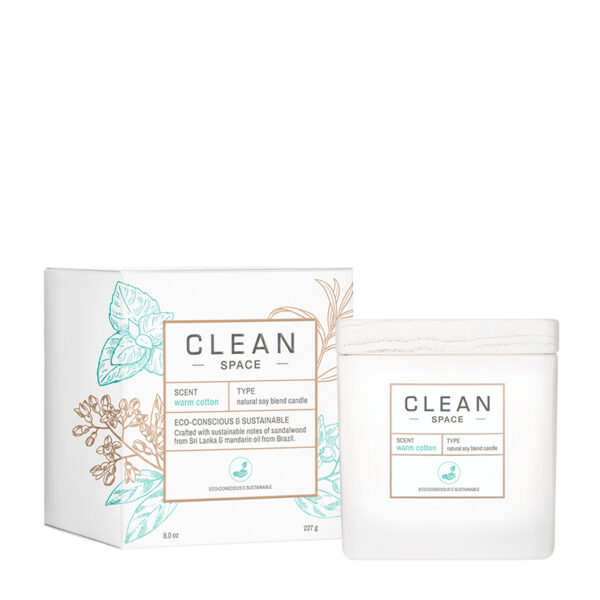 Clean Space Warm Cotton Candle 227 g.  (Clean Space)