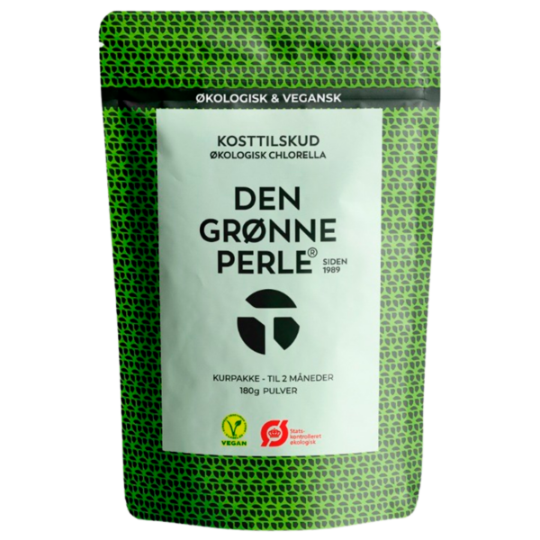 Den Grønne Perle Økologisk Chlorella (180 g)  (Chlorella)