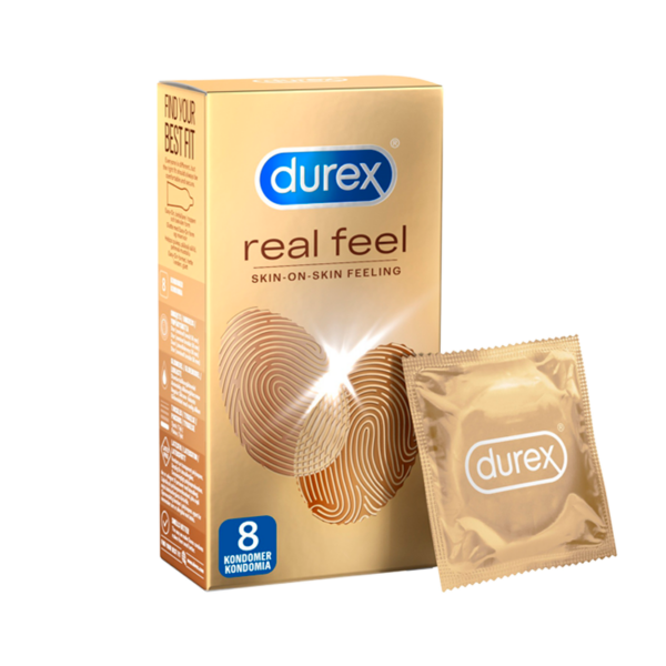 Durex Real Feel Kondomer (8 stk)  (Durex)