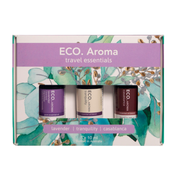 ECO. Aroma Travel Essentials Aroma Trio - Lavender, Casablanca, Tranquility 3x10 ml (10 ml)  (ECO.)