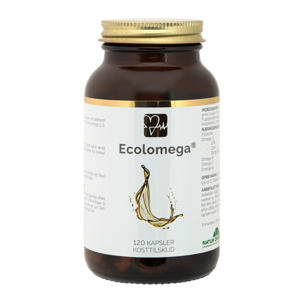 Ecolomega Fiskeolie (120 kap)  (Ecolomega)