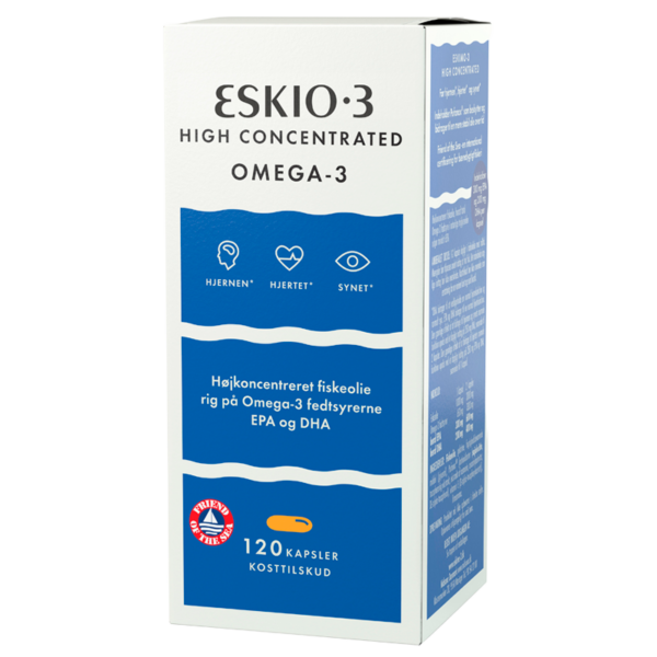 Eskio-3 High Concentrate Omega-3 (120 kap)  (Eskio-3)