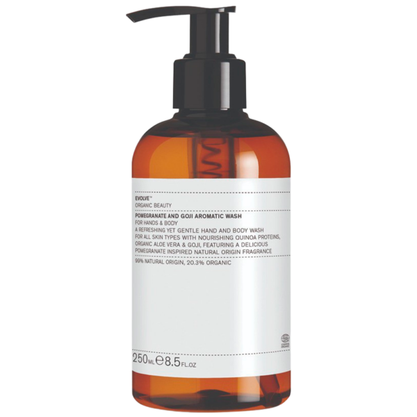 Evolve Organic Beauty Pomegranate and Goji Aromatic Wash (250 ml)  (Evolve Organic Beauty)