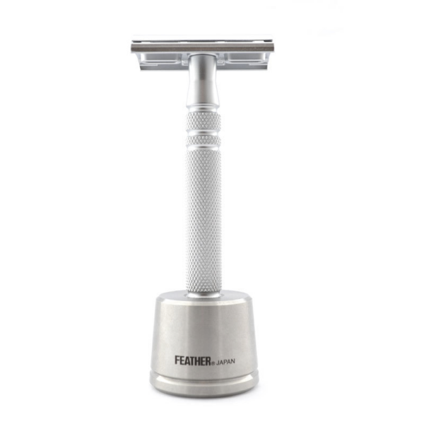 Feather Luxury Safety Razor (med Stand)  (Feather)