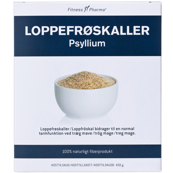 Fitness Pharma Loppefrøskaller Psyllium (450 g)  (Fitness Pharma)