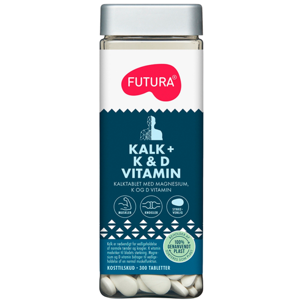 Futura Kalk + K + D + Magnesium (300 stk)  (Futura)