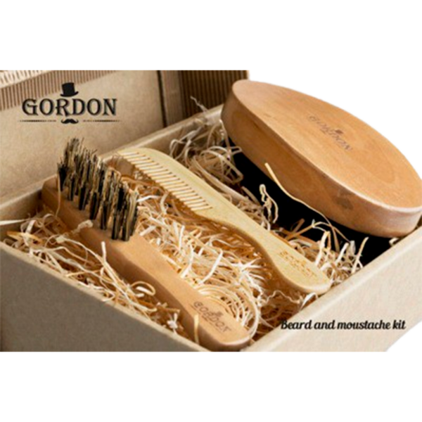 Gordon Beard & Moustache Pleje Kit (1 sæt)  (Gordon)