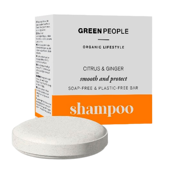 Green People Citrus & Ginger Repairing Anti-Frizz Shampoo Bar (50 g)  (Green People)