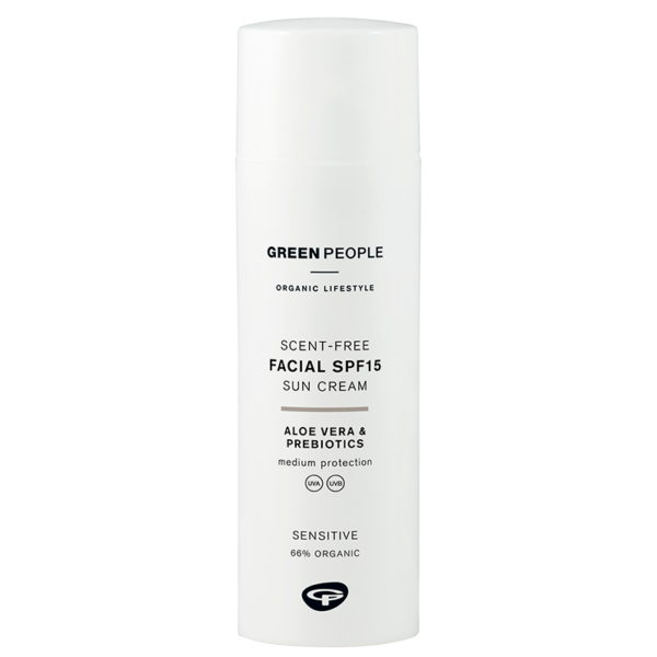 Green People Scent Free SPF15 Facial Suncream (50 ml)  (Green People)