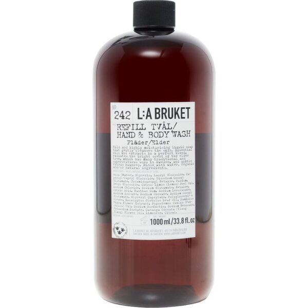 L:a Bruket 242 Hand & Body Wash Refill 1000 ml - Elder