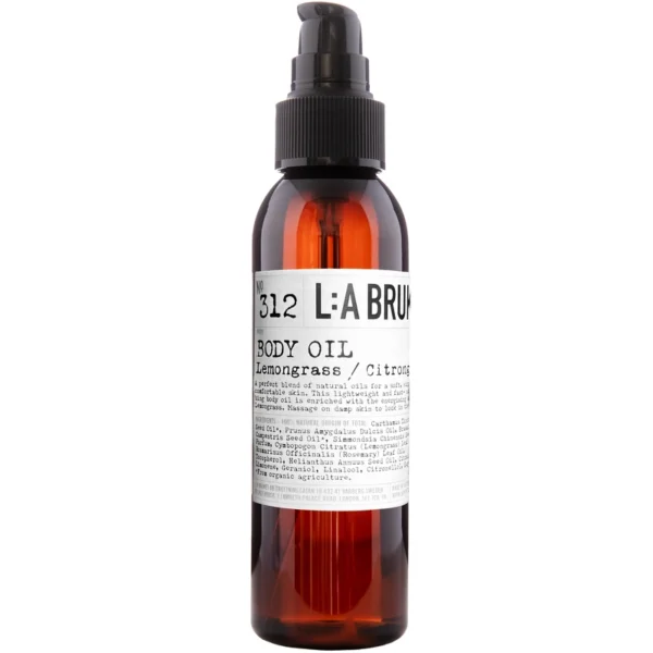 L:a Bruket 312 Body Oil Lemongrass 120 ml