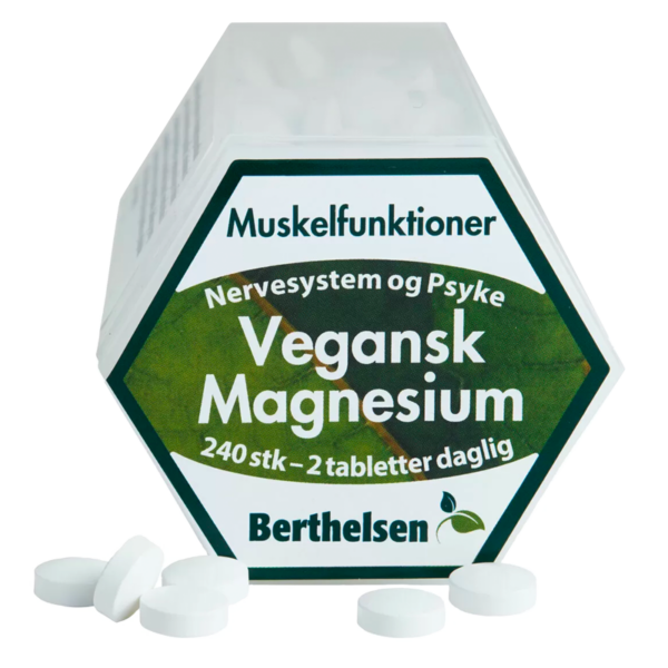 Berthelsen Vegansk Magnesium (240 tabletter)  (Berthelsen)