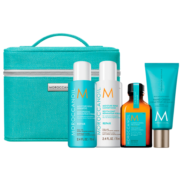 Moroccanoil Repair Travel Bag (1 sæt)  (Moroccanoil)