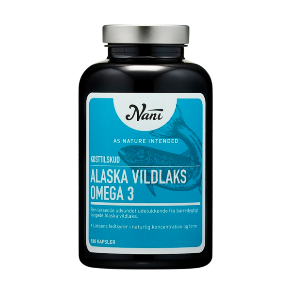 Nani Food State Omega 3 Alaska Vildlaks (180 kapsler)  (Nani)