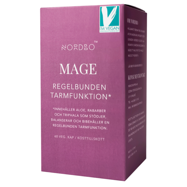 Nordbo Mage Vegansk (60 kaps)  (Nordbo)