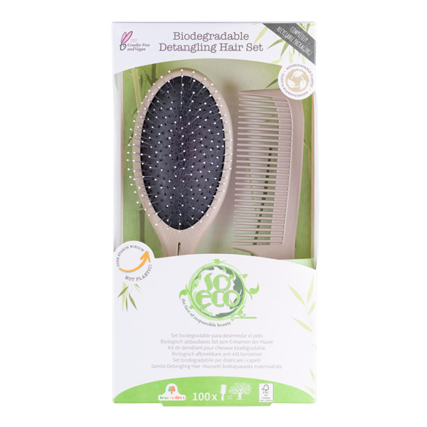 So Eco Biodegradable Detangling Hair Set (1 sæt)  (So Eco)