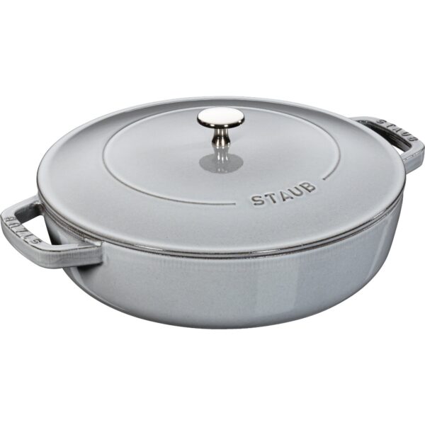 Staub Chistera Sautergryde 28cm., grå