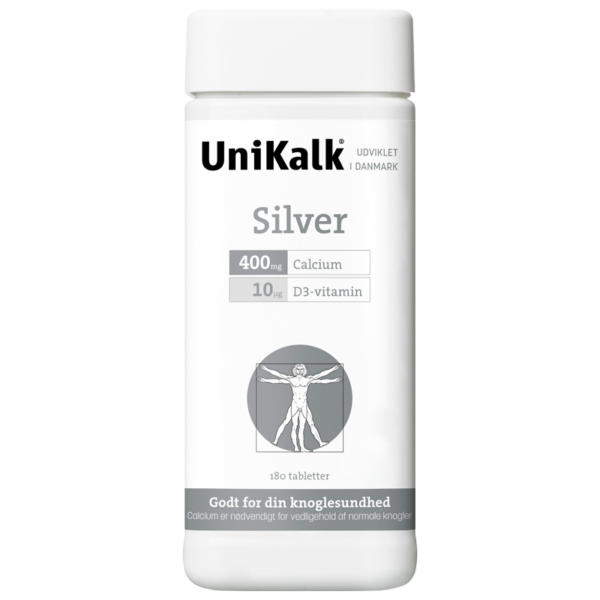 UniKalk Silver Tablet (180 stk)  (UniKalk)