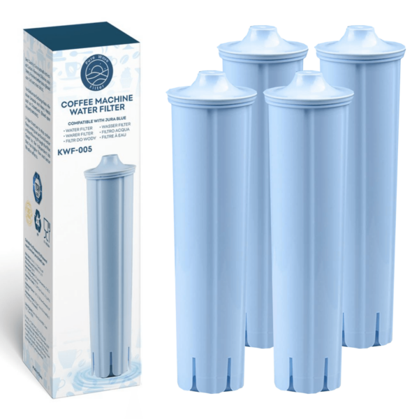 Vandfilter Kompatibelt med Jura Impressa Claris Blue - Pure Wave KWF-005 - 4 Stk.